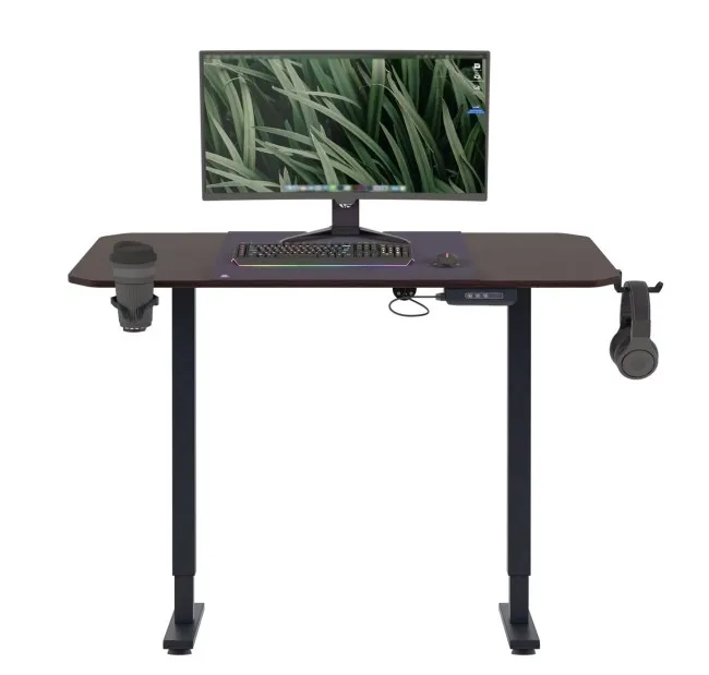 Tavolinë gaming Diablo EGON 1100 / 110 x 72 cm – Gri e mbyllur