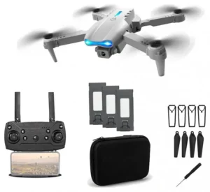 Drone Extralink E99 Pro + 3 batteries + case / Maximum flight time 15 min / Camera / Gri
