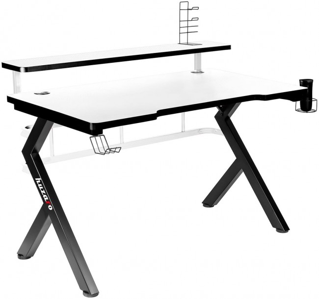 Tavolinë Gaming Huzaro Hero 5.0 / 120 cm x 60 cm x 82 cm / e bardhë