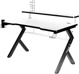 Tavolinë Gaming Huzaro Hero 5.0 / 120 cm x 60 cm x 82 cm / e bardhë
