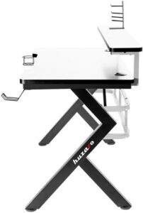 Tavolinë Gaming Huzaro Hero 5.0 / 120 cm x 60 cm x 82 cm / e bardhë