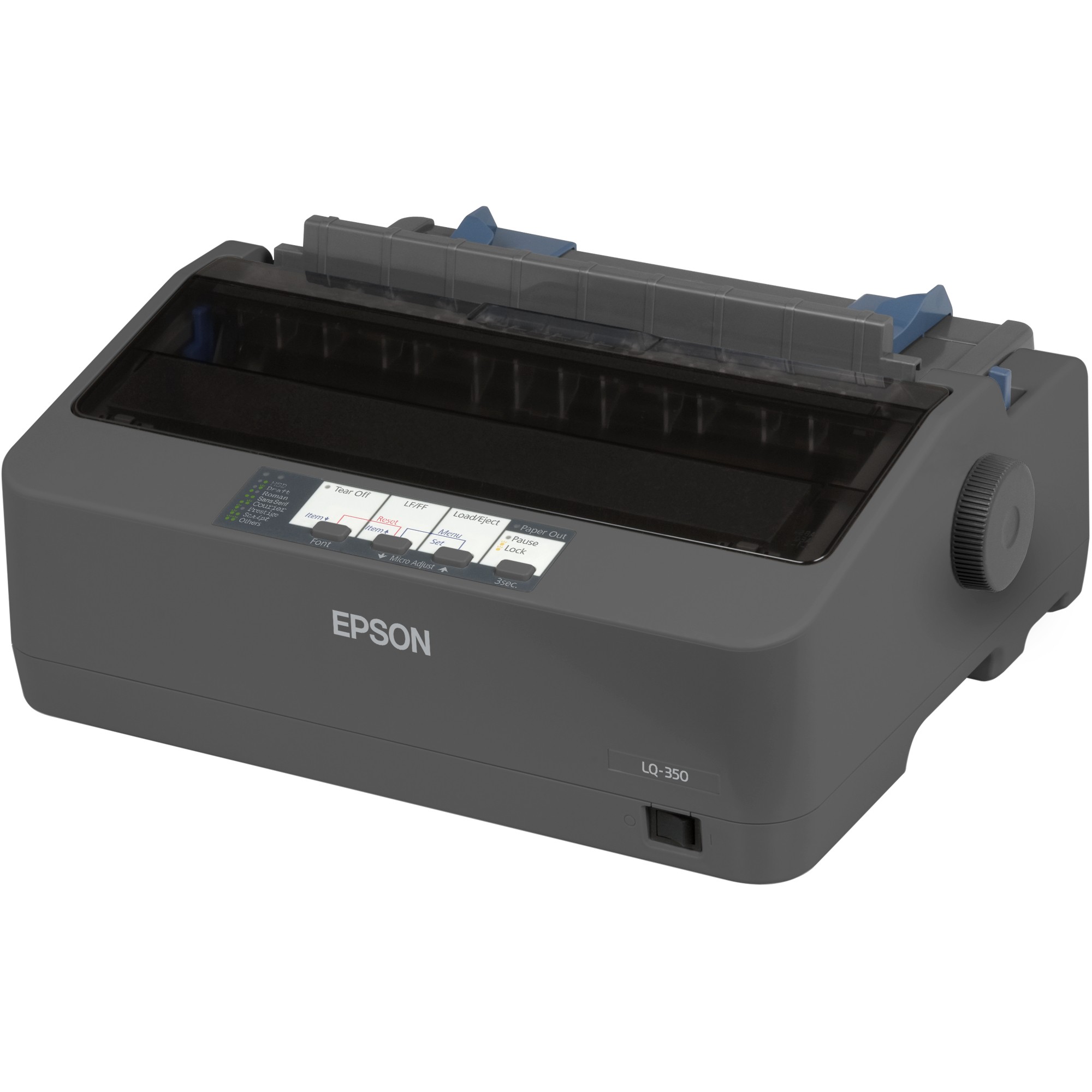 Printer Epson LQ-350 / Mono Dot Matrix Printer A4 24-Pin / 360dpi / USB Serial Parallel - Zezë - Figura 3