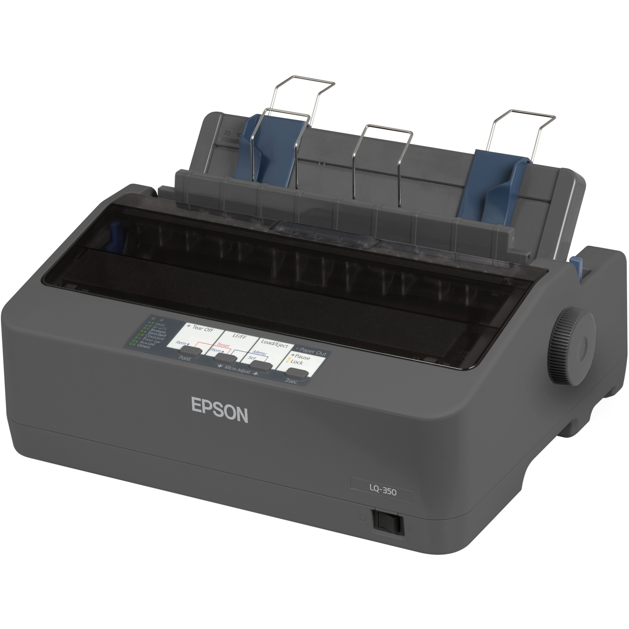 Printer Epson LQ-350 / Mono Dot Matrix Printer A4 24-Pin / 360dpi / USB Serial Parallel - Zezë - Figura 4