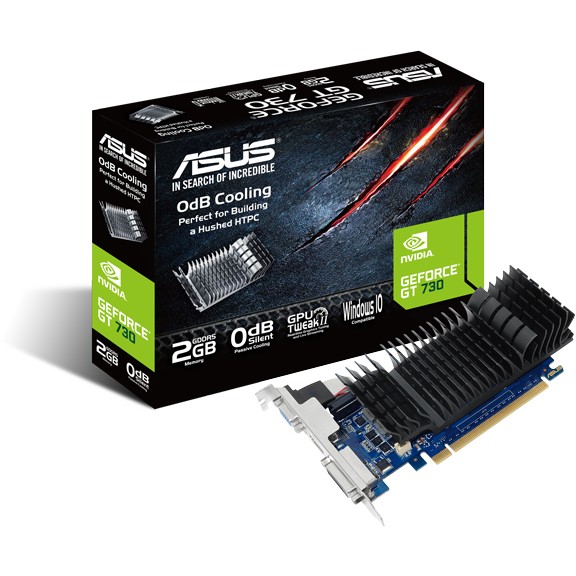 Kartelë grafike NVIDIA GT730 2GB ASUS LP passiv GDDR5 GT730-SL-2GD5-BRK - Figura 2