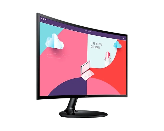 Monitor Samsung S27C364EAU / 27" / Full HD VA Curved / 75Hz / 4ms / HDMI+VGA - Zezë