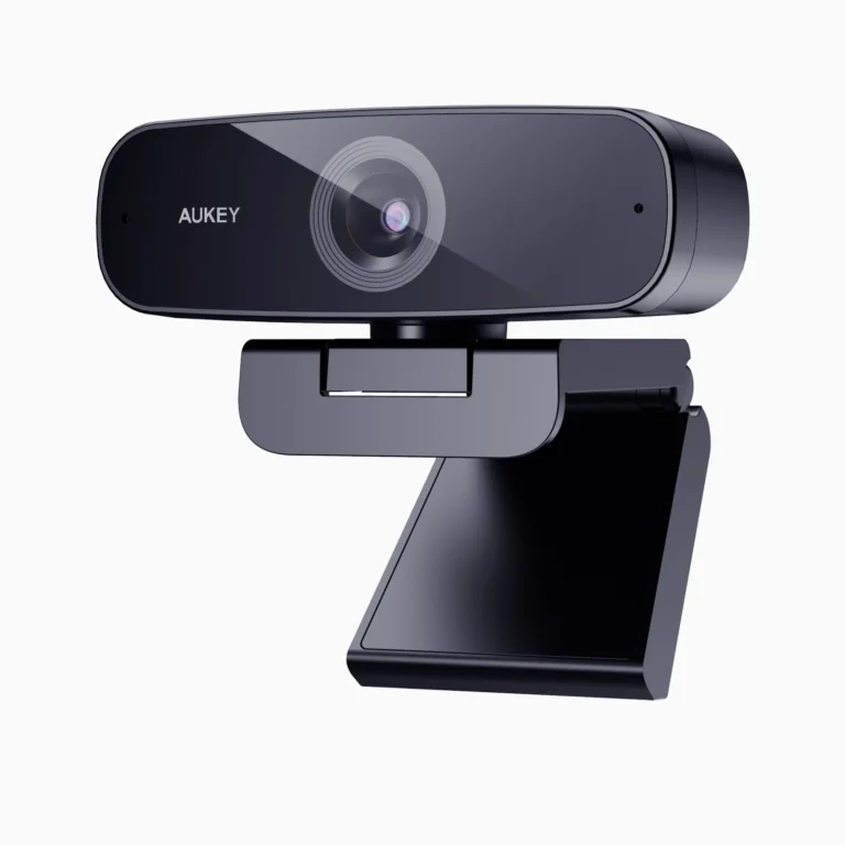 Webcam Aukey PC-W3 Seria Stream Full HD me sensor 1/2.9″-CMOS e zezë