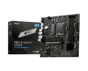 Motherboard MSI PRO B760M-P / 1700 / Micro ATX / DDR4