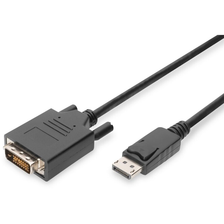 Adapter DisplayPort / DIGITUS DP → DVI (24+1) / M-M / 3m / 8K
