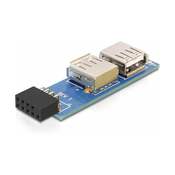 Adapter USB -> 9 pin USB 2.0 Header