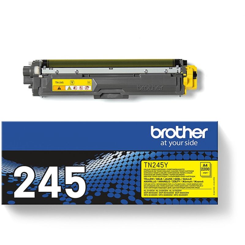 Toner Brother Cartridge TN-245Y Original / Up to 2,200 Pages (ISO/IEC 19798) - Verdhë - Figura 3