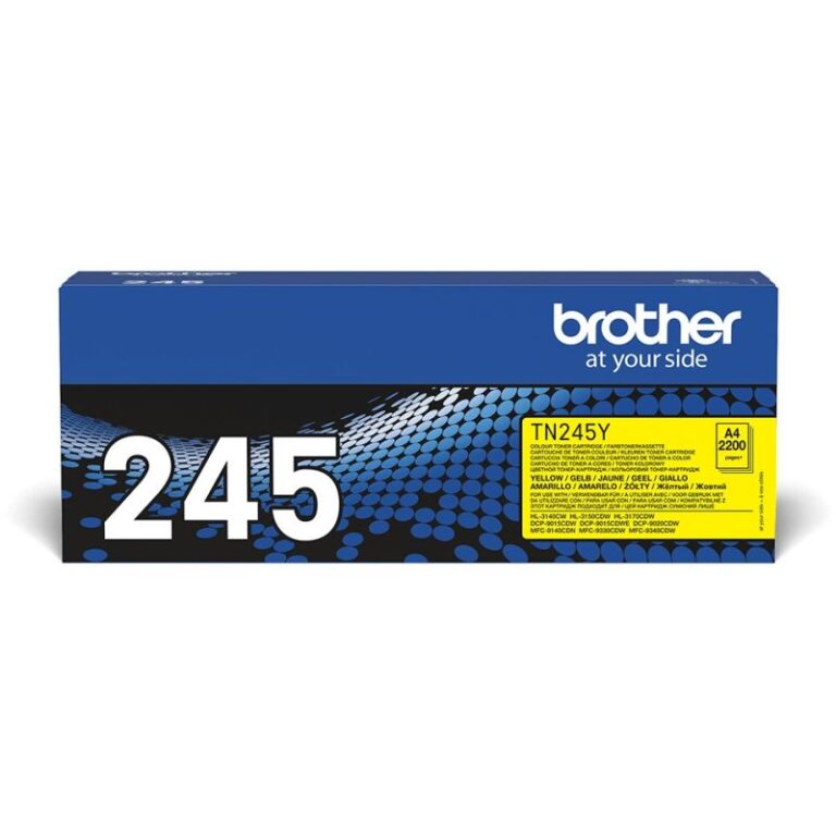 Toner Brother Cartridge TN-245Y Original / Up to 2,200 Pages (ISO/IEC 19798) - Verdhë