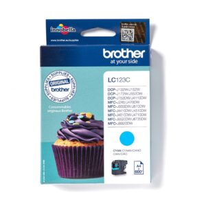INK Brother LC-123C / cian / 600 faqe