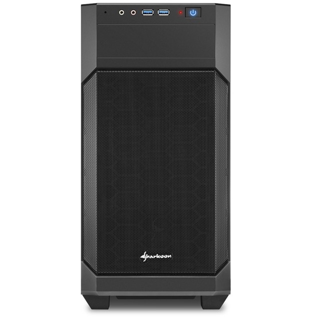 Kasë Mini Sharkoon V1000 - Zezë - Figura 2