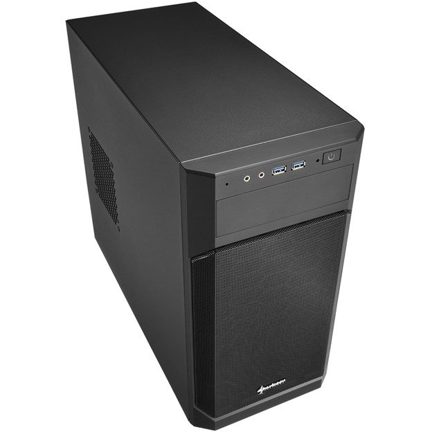 Kasë Mini Sharkoon V1000 - Zezë - Figura 3