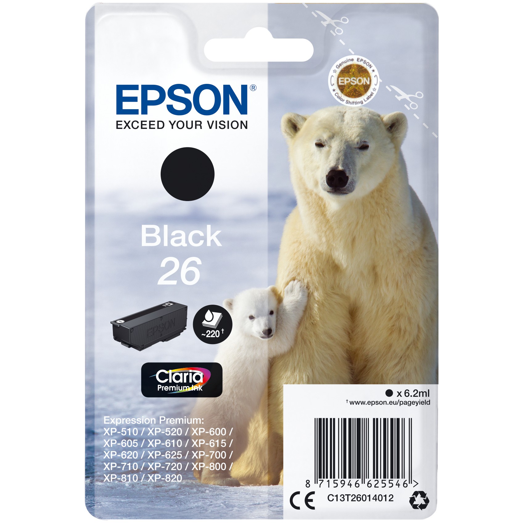 INK Epson C13T26014012 Cartridge – Zezë