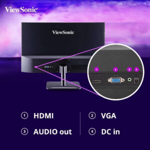 Monitor ViewSonic VA2432-H / 24 Inch / Full HD / IPS / 100Hz / 1ms / I zi