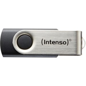 USB Flash Drive STICK 32GB USB 2.0 Intenso Basic Line - e zezë dhe hiri