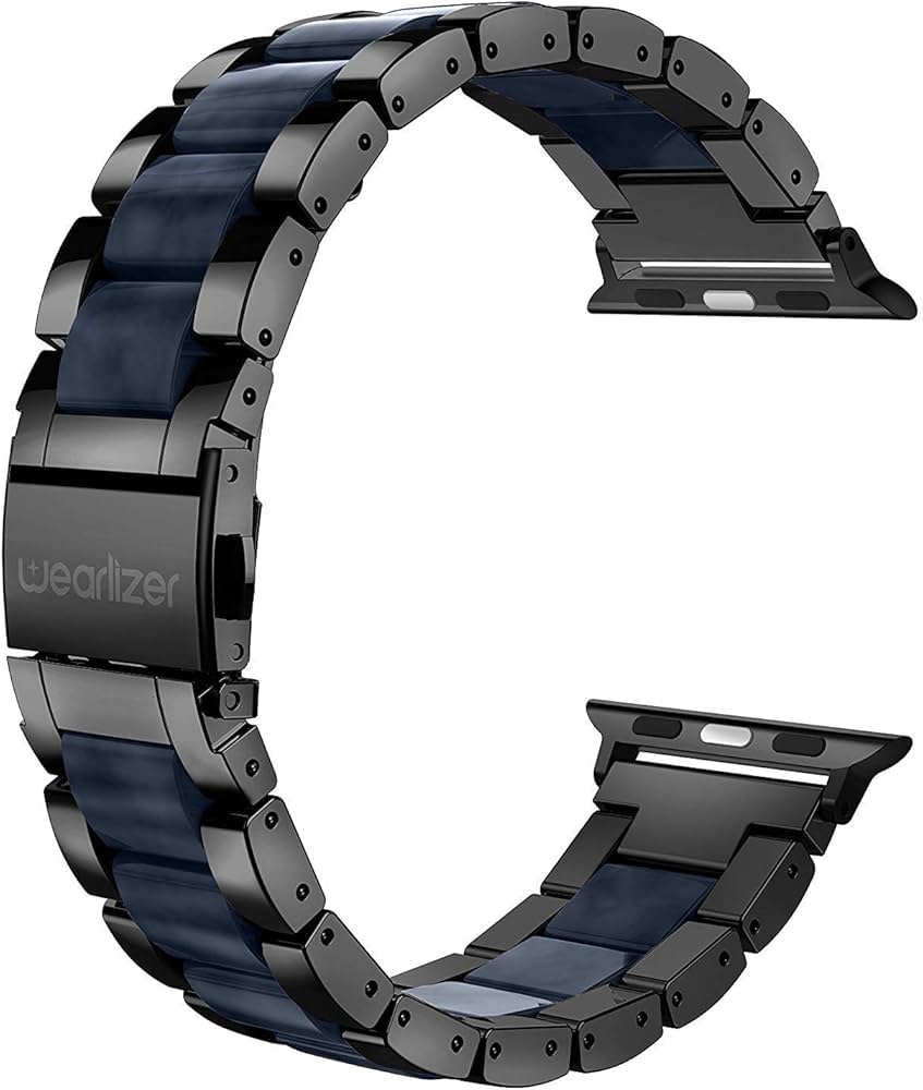 Premium Band for Apple Watch 42/44/45/46/49mm (Series 1/2/3) – Blu / Zezë - Figura 2