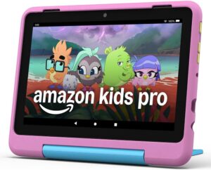 Tablet Amazon Fire HD 8 Kids Pro 2024 Wi‑Fi / 32 GB / 6‑12 years old / Jungle Cat - Rozë