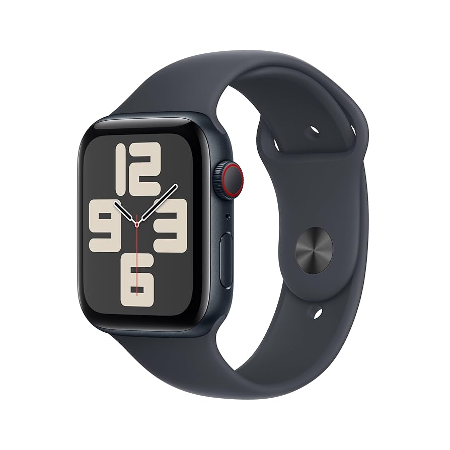 Apple Watch SE2 (2024) GPS 44mm Midnight Aluminium Case with Sport Band M/L - Midnight