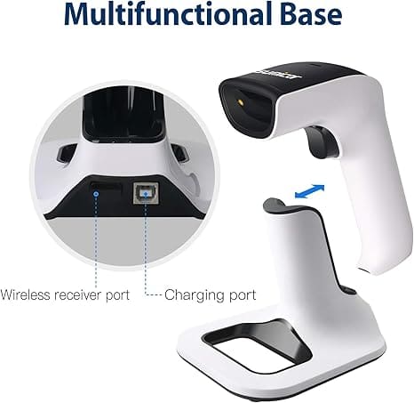 Scaner I-Tech 4308 / Për barkod  / BT A51 / Bluetooth / I bardhë