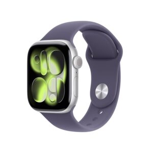 Apple Watch Series 11 Aluminium Cellular 42mm Silver with Mist Purple Sport Band (S/M)