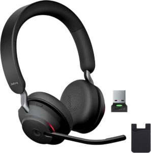 Kufje Jabra Evolve2 65 UC / MS Stereo / Wireless / Bluetooth 5.0 / Over-Ear / E zezë
