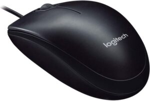 Maus Logitech M90 / 1000 DPI / 30 IPS / Me kabëll 1.8m / 3 Butona / Optik / I zi