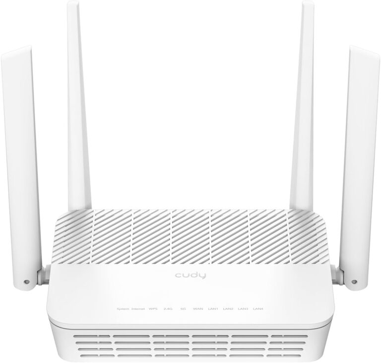 Ruter Cudy AX3000 / Dual-Core / 	5 GHz Wi-Fi / 2402 Mbps / 4×Antennas / I bardhë