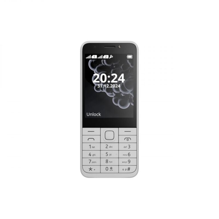 Telefon i thjeshtë Nokia 230 (2024) – Bardhë