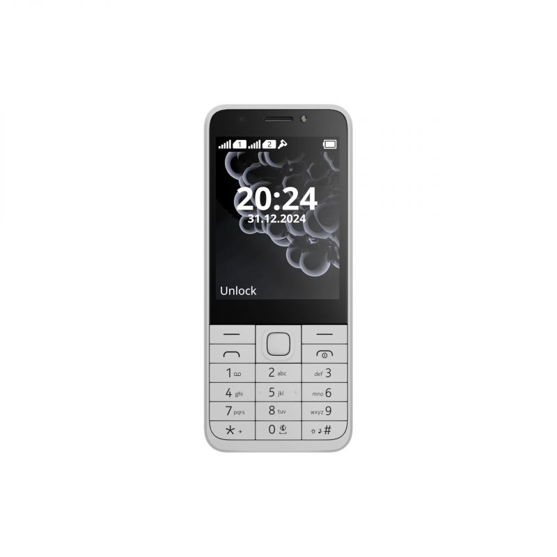 Telefon i thjeshtë Nokia 230 (2024) – Bardhë
