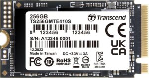 SSD të Brendshme 256GB M.2 TRANSCEND 2242 PCIe Gen4x4 NVMe 3D TLC DRAM-less