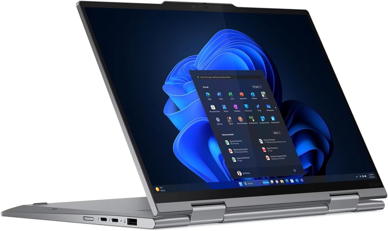Laptop Lenovo ThinkPad X1 2-in-1 G9 / Ultra 5 135U / 32GB LPDDR5x / 512GB / 14″ WUXGA IPS Touch 60Hz / Intel Graphics – Gri 2
