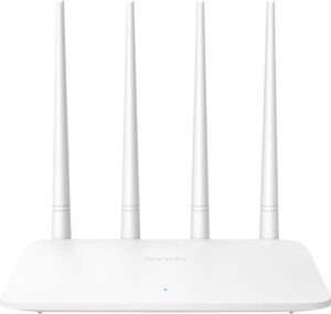 Wireless Ruter Tenda F6 N300 / 300Mbps / 2.4GHz / 4xAntena 5dBi / I bardhë