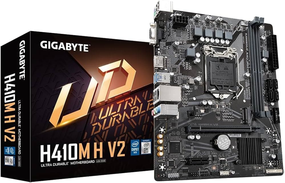 Motherboard Gigabyte H410M H V2 / 1200 / Micro ATX