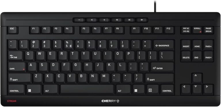 Tastier CHERRY Stream TKL / USB / e zezë