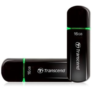 USB Flash Drive STICK RAMU 16GB Transcend USB 2.0 - e zezë
