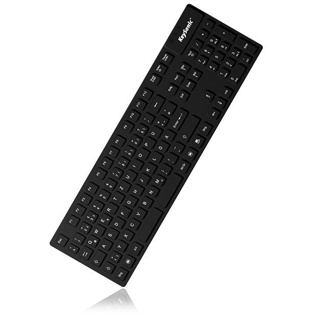 Tastierë me kabllo KeySonic KSK-8030 / USB - Zezë