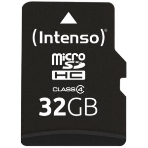 Kartë Memorie SD CARD MicroHC 32GB Intenso C4 21MB/s inkl.SD Adapter