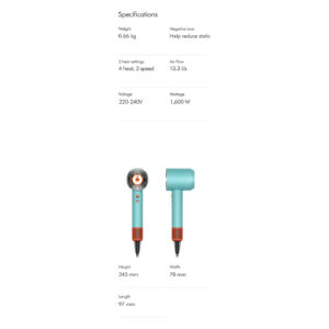 Dyson Supersonic Nural – Ceramic Patina / Topaz 8