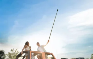Selfie Stick Puluz / 2m / Për Insta360 RS / X2 / X3 / I zi