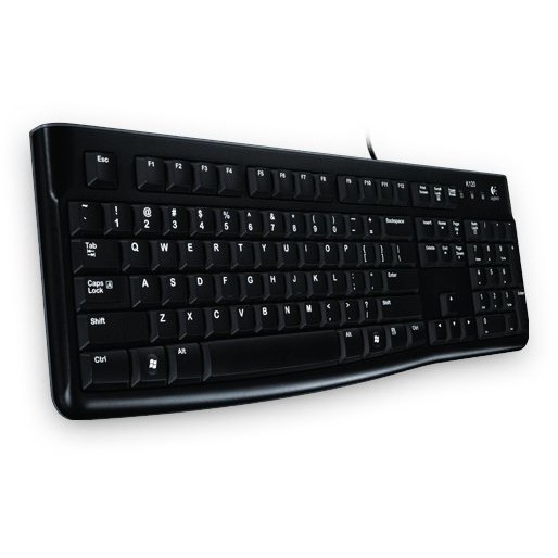 Tastierë me kabllo Logitech K120 / USB / QWERTZ Gjerman - Zezë