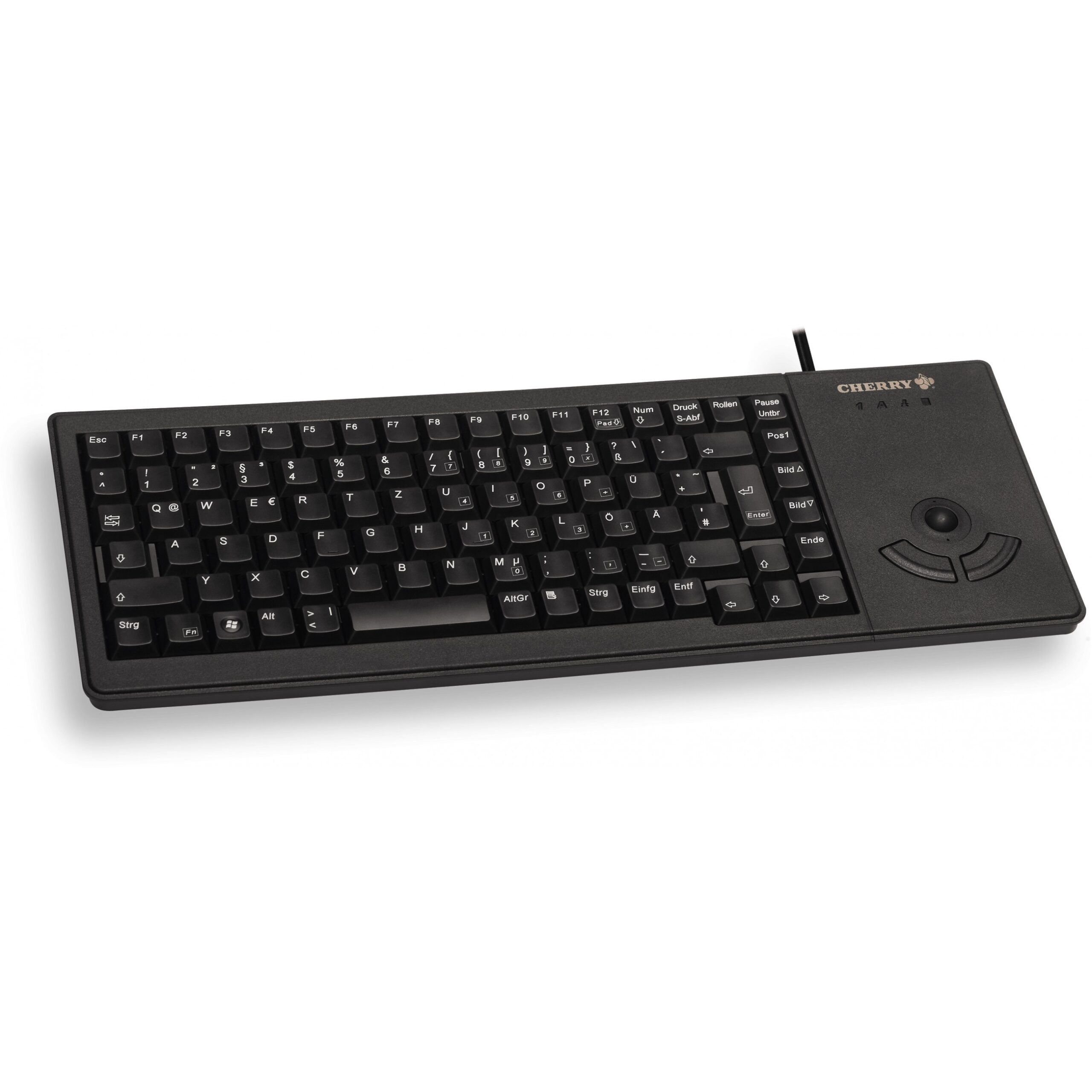 Tastierë me kabllo Cherry G84-5400LUMDE-2 / USB / QWERTZ Gjerman - Zezë