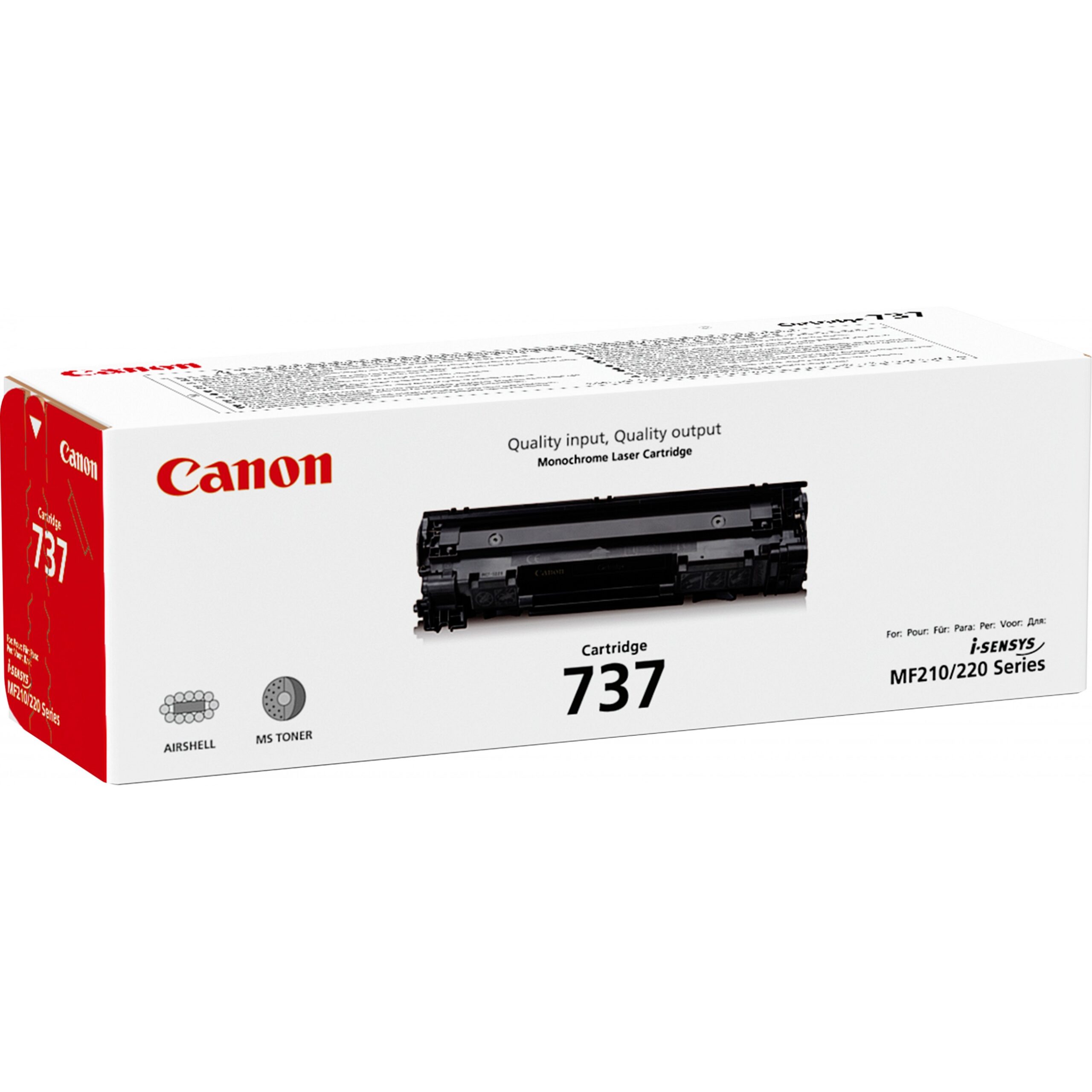 Toner Canon Original Cartridge 737 / Up to 2,100 Pages - Zezë
