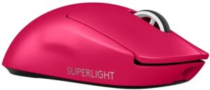 Maus Logitech G Pro X / Superlight / Optik / 32000 DPI / Rozë