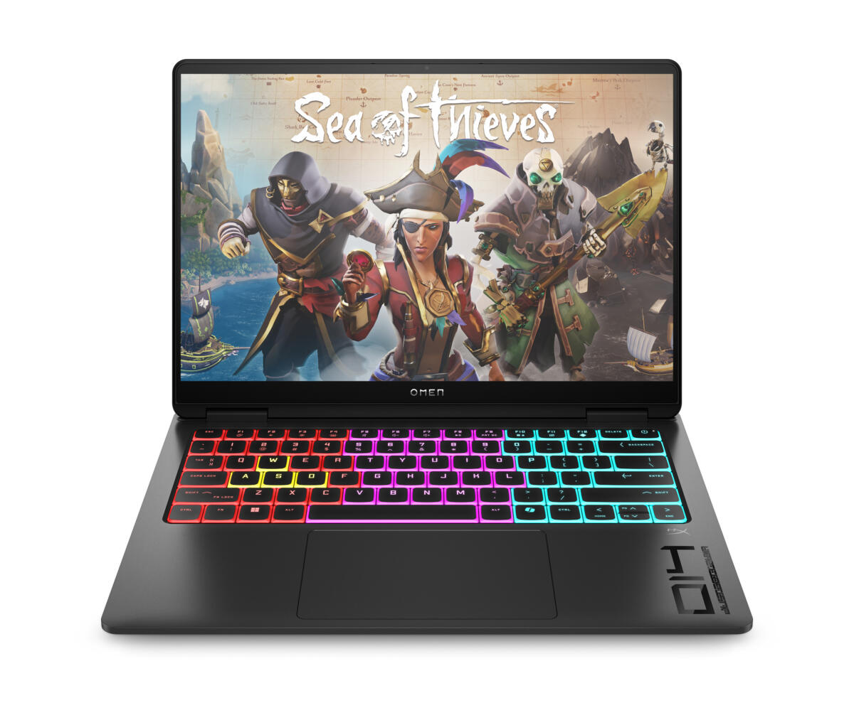Laptop Gaming HP OMEN TRANSCEND 14-FB1013 / Core Ultra 7 255H / 32GB LPDDR5X / 1TB / 14" 3K OLED 120Hz / RTX 5060 - Shadow Black