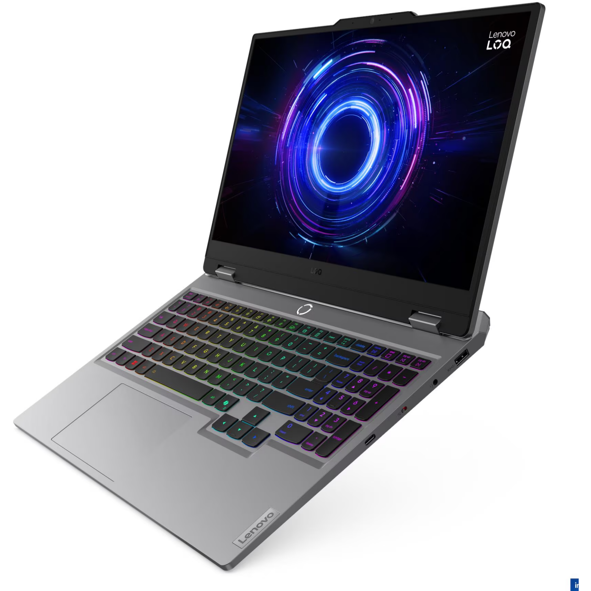 Laptop Gaming Lenovo LOQ 83JG00CJGE / Ryzen 7 250 / 16GB DDR5 / 1TB / 15.6" Full HD IPS 144Hz / RTX 5060 8GB - Gri - Figura 2