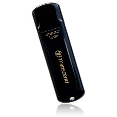 USB Flash Drive STICK 16GB USB 3.0 Transcend JetFlash 700 - e zezë