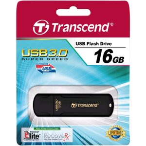 USB Flash Drive STICK 16GB USB 3.0 Transcend JetFlash 700 - e zezë