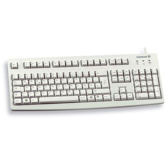 Tastierë me kabllo Cherry Classic Line G83-6104 / Laser / 104 taste / QWERTY US - Gri